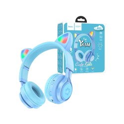 Hoco True Wireless Headphones W39 Cat Ear Bluetooth V5.3 Blue Hoco True Wireless Headphones W39 Cat Ear Bluetooth V5.3 Blue